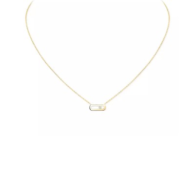 MESSIKA MOVE UNO NECKLACE YELLOW GOLD DIAMOND NECKLACE 14613-YG